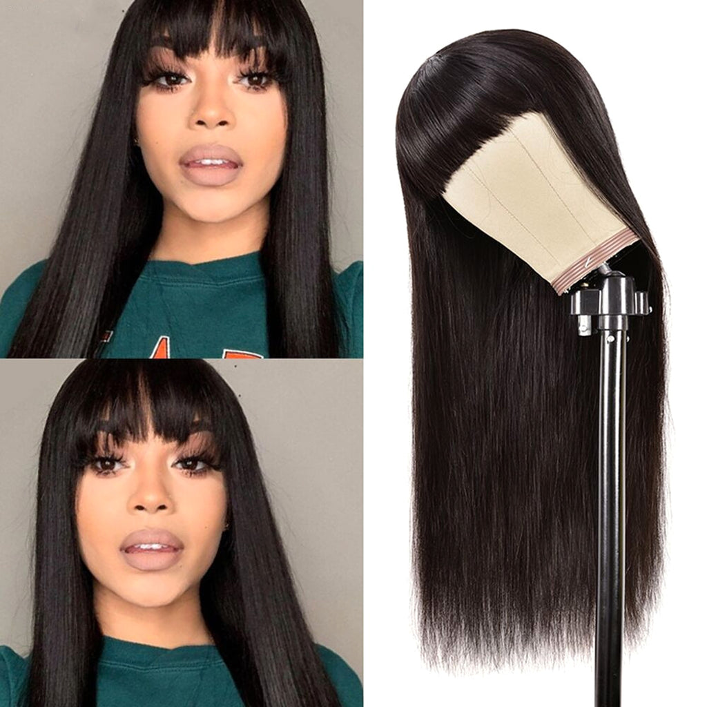 LuxeWave Headgear Upside Down Real Human Hair - enhanced image 1