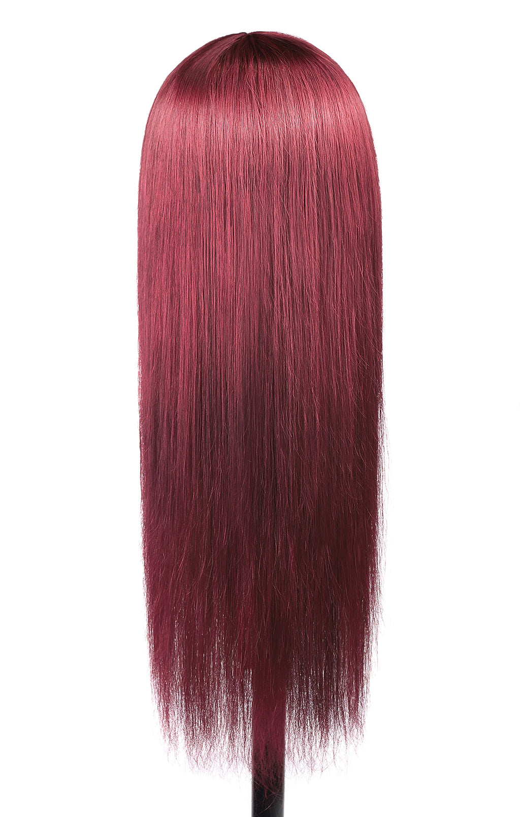 Qi Liuhai Real Hair Wig Straight Hair Headgear - enhanced image 1