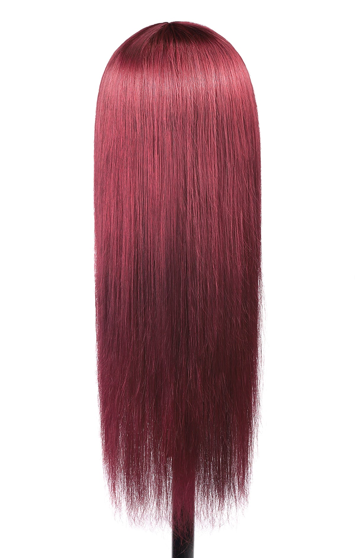 Qi Liuhai Real Hair Wig Straight Hair Headgear - enhanced image 1