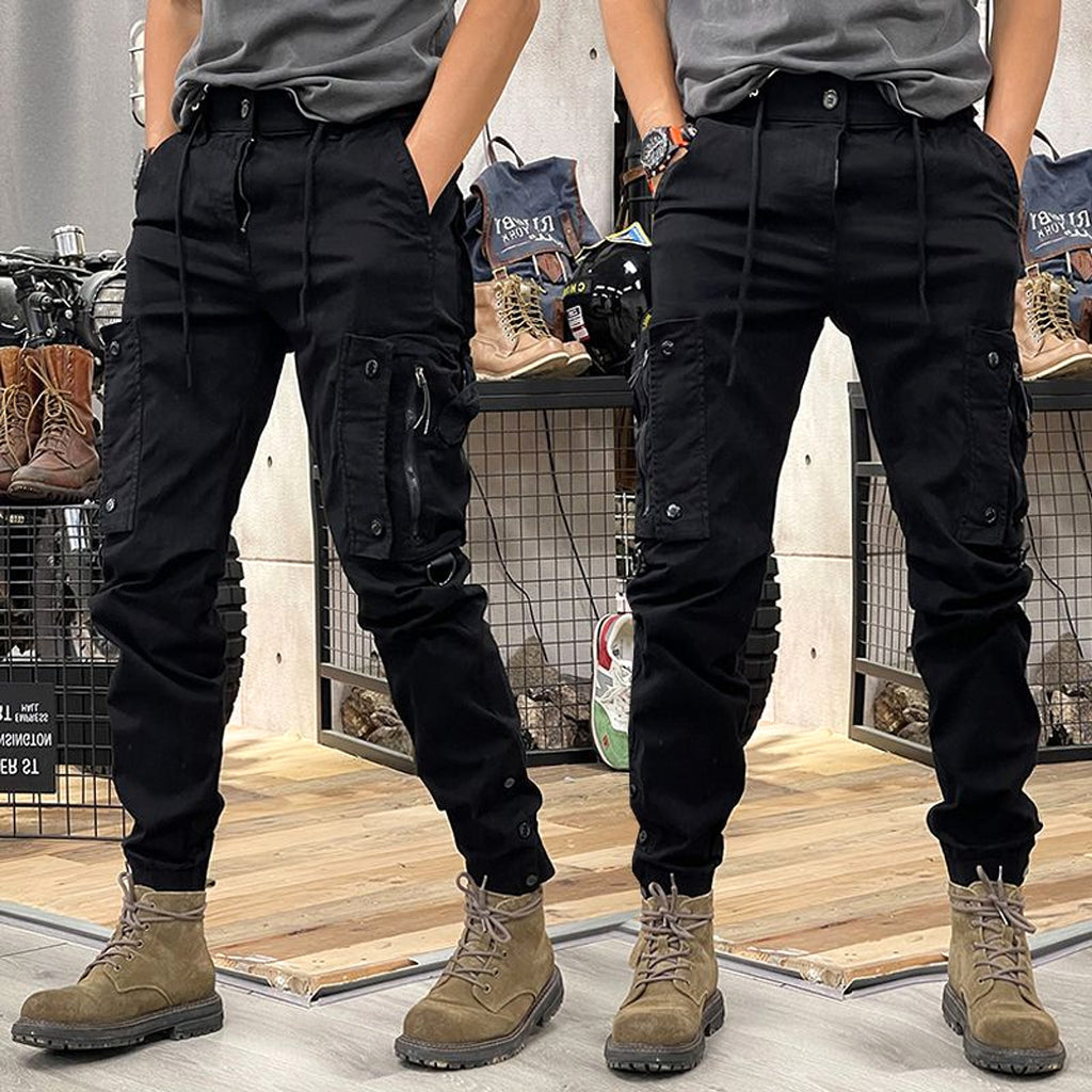 SAFARI Straight Functional Outdoor Tactics Casual Pants Jeans Men - enhanced image 1