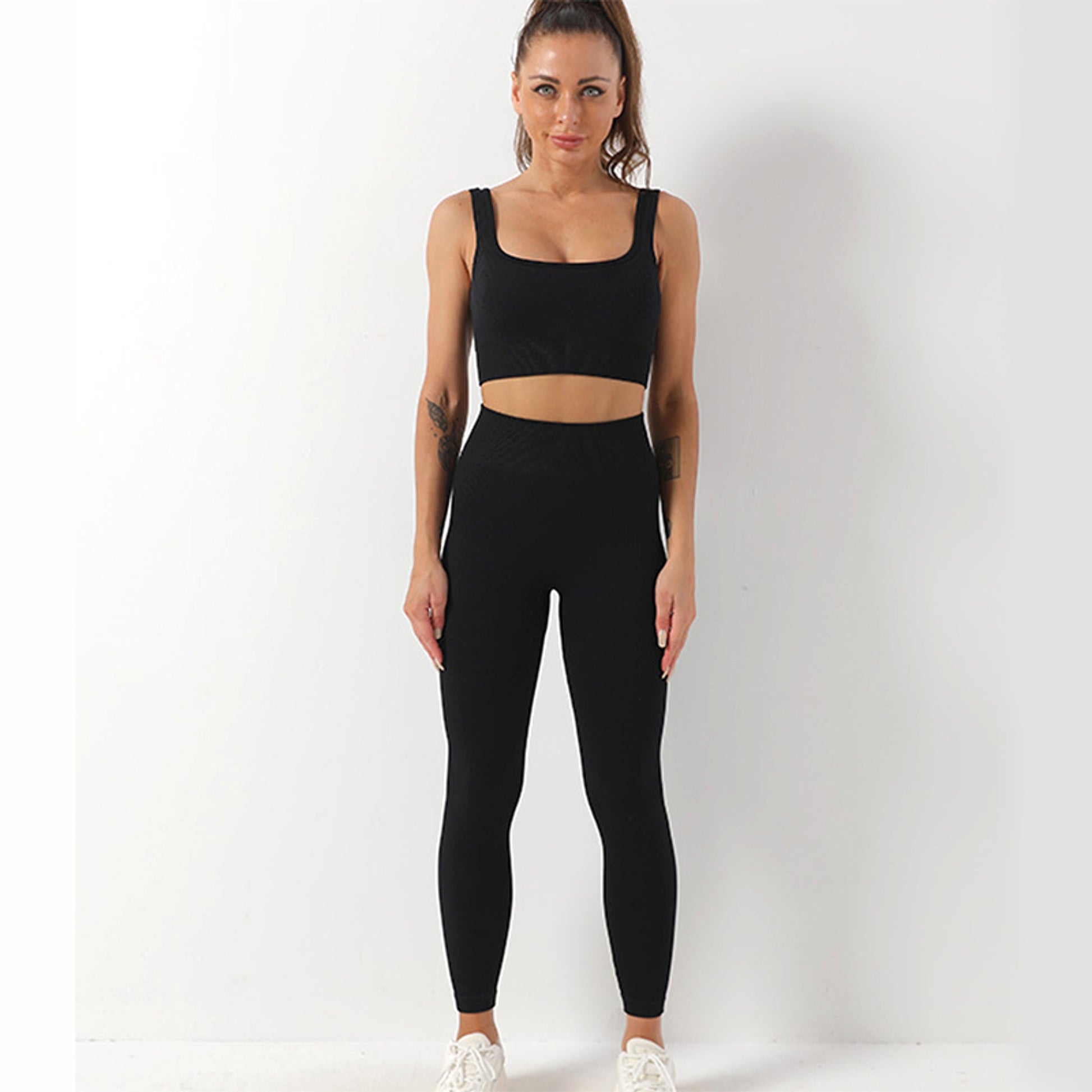 Z. Set Yoga Leggings Suit Women - enhanced image 1