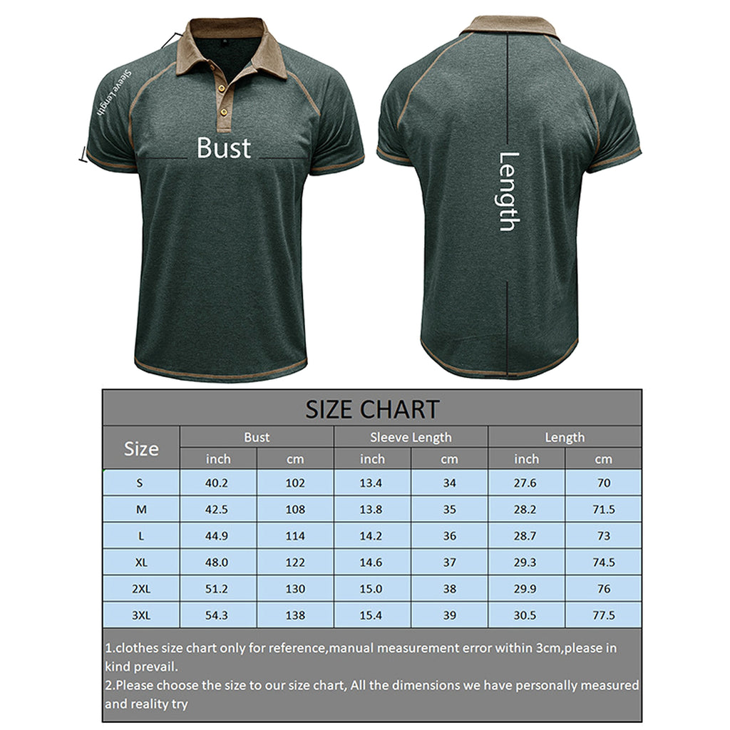 Short-sleeved Lapel T-shirt POLO Bottoming Shirt Men Clothing - enhanced image 1