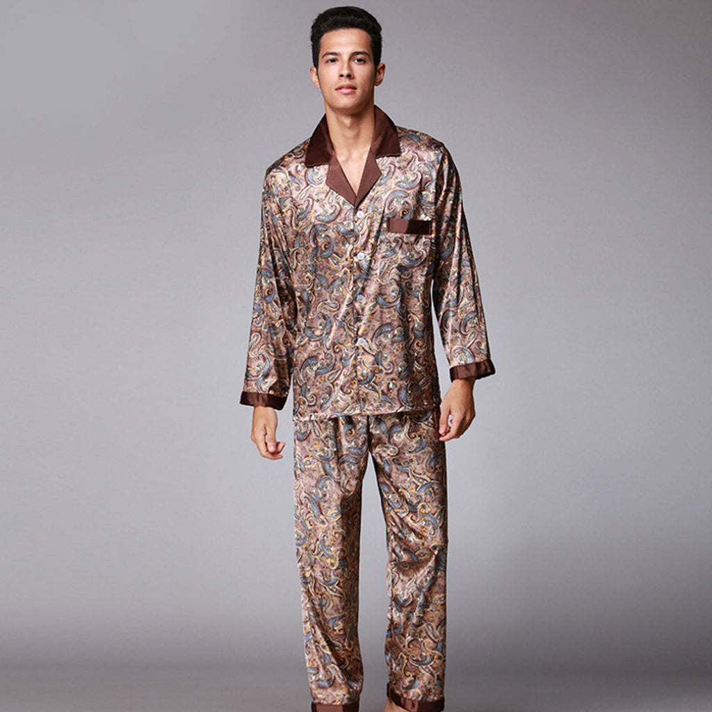 Silk pajamas set - enhanced image 1