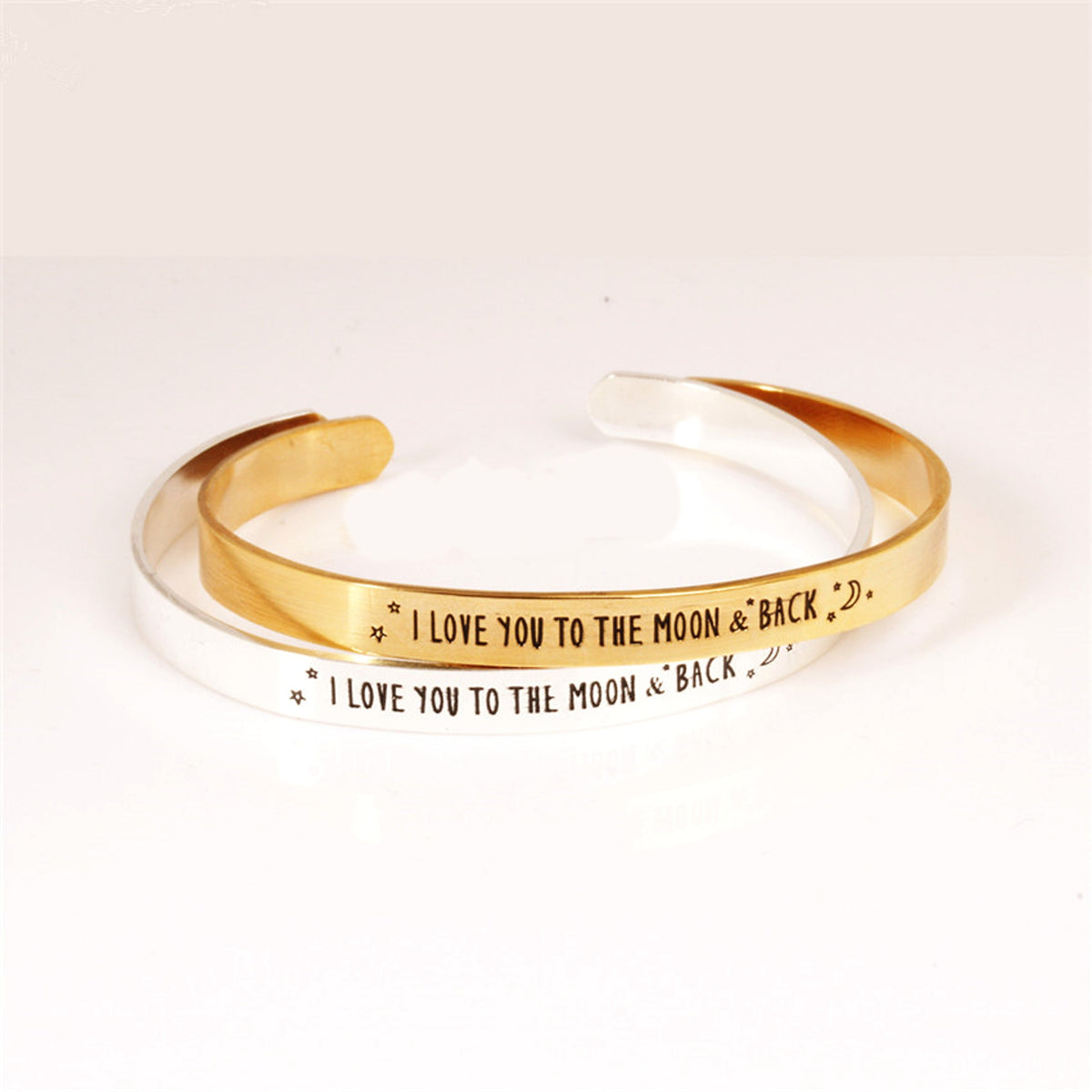 💖 Personalized Adjustable Cuff Bracelet – Your Words, Your Style - enhanced image 1