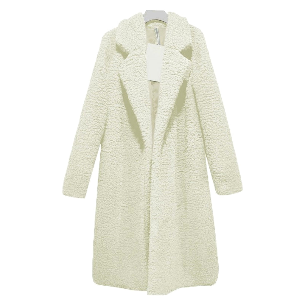 Slim Women's Lapel Long Sleeve Solid Color Street Jacket - enhanced image 1