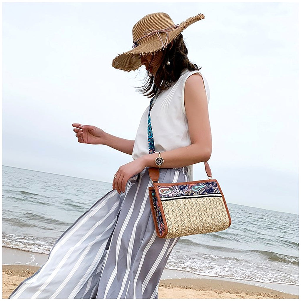 SolunaWeave™ – Ethnic Breeze Crossbody - enhanced image 1
