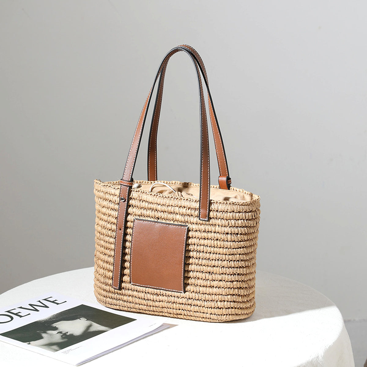SolunaWeave™ – Heritage Square Tote - enhanced image 1