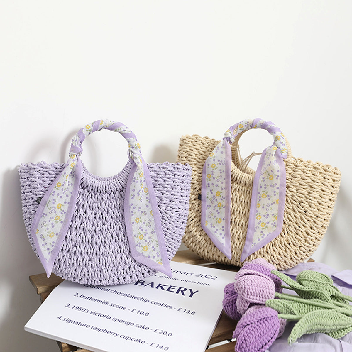 SolunaWeave™ – Petite Bloom Bag - enhanced image 1