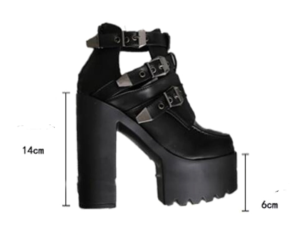Spring Chunky Heel High Boots Shoe Women - enhanced image 1