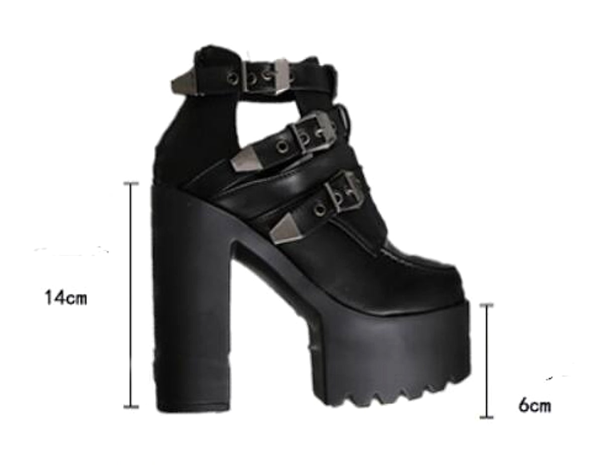 Spring Chunky Heel High Boots Shoe Women - enhanced image 1