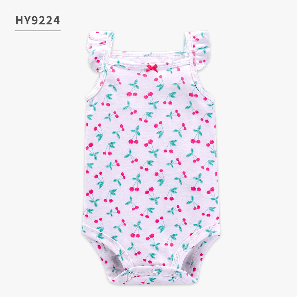 TinyJoy™ – Summer Cotton Romper Set for Baby Girls - enhanced image 1