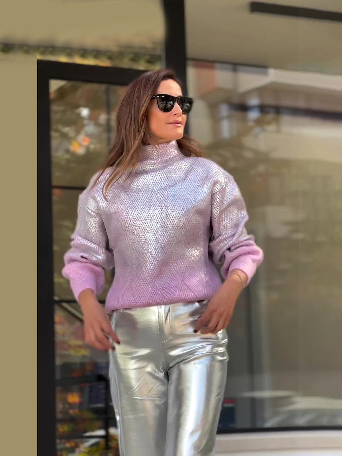 Turtleneck Fashion Sweater Pullover Leisure Women's Clothing - enhanced image 1