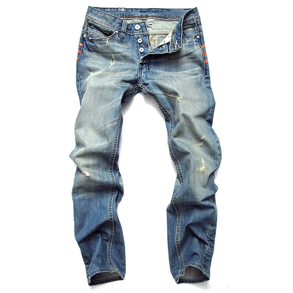 UrbanFlex™ – Herren-Jeans mit Rissen und Straight Fit - enhanced image 1