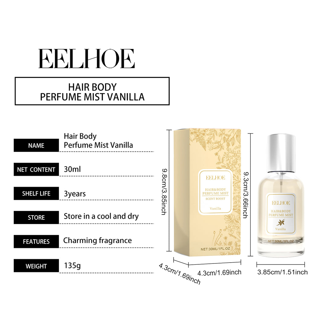 Vanilla Whisper | Body & Hair Perfume Spray – Edition 2025 - enhanced image 1