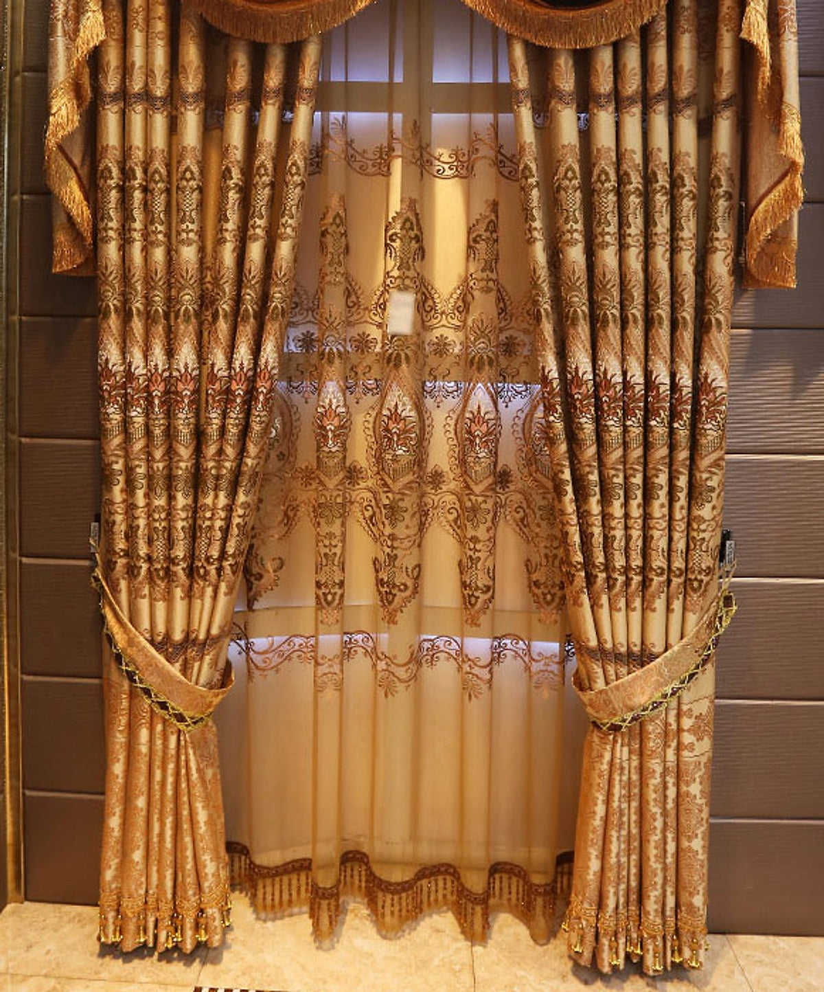 VeloraDrape™ – European Luxury Embroidered Curtains for Grand Spaces - enhanced image 1