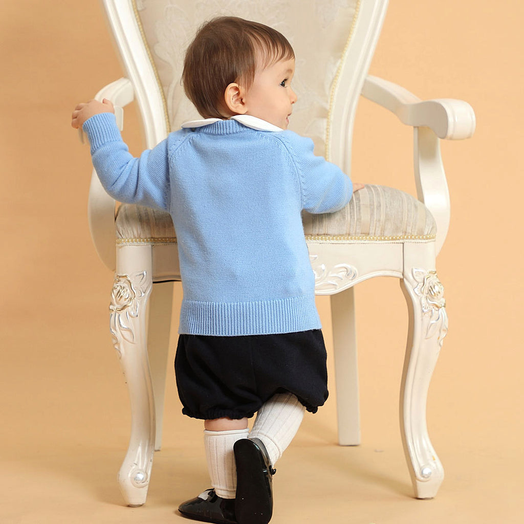 WolliNest™ – Knitted Wool Blend Sweater for Kids - enhanced image 1