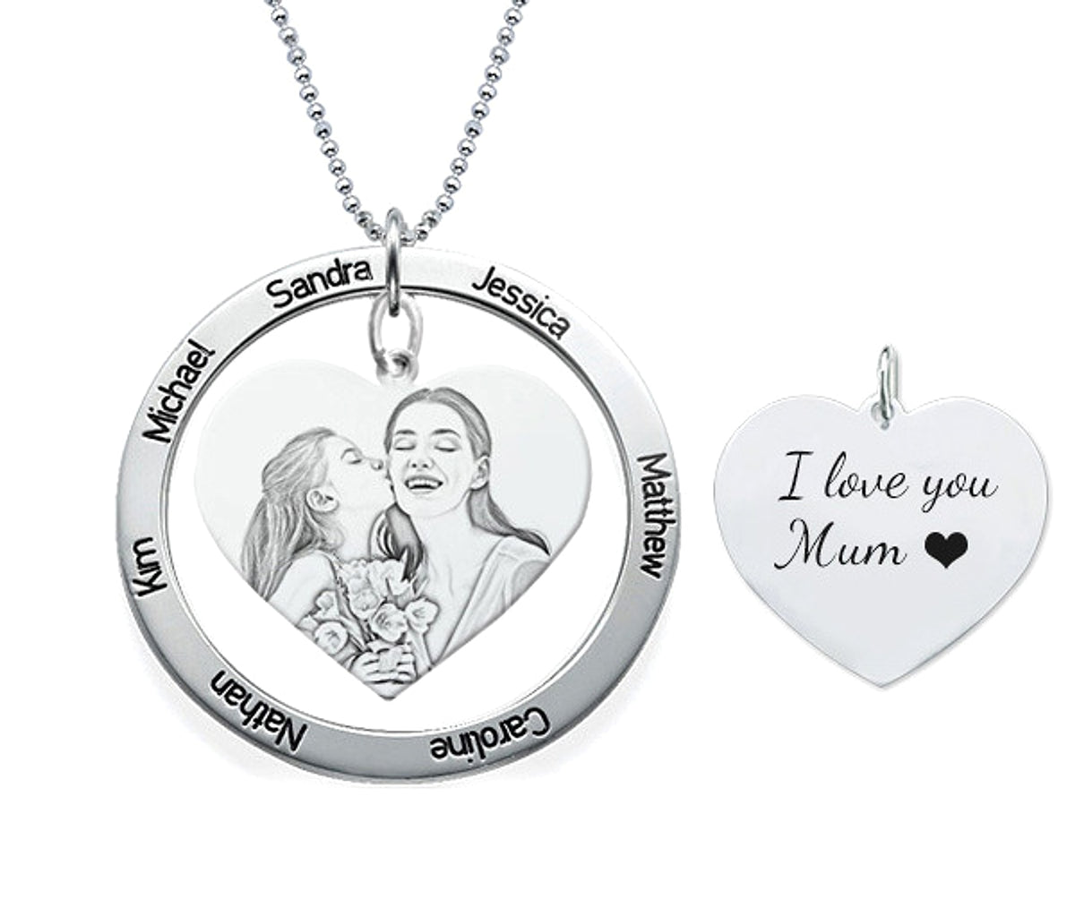 Women's Fashion Infinite Photo Necklace - enhanced image 1