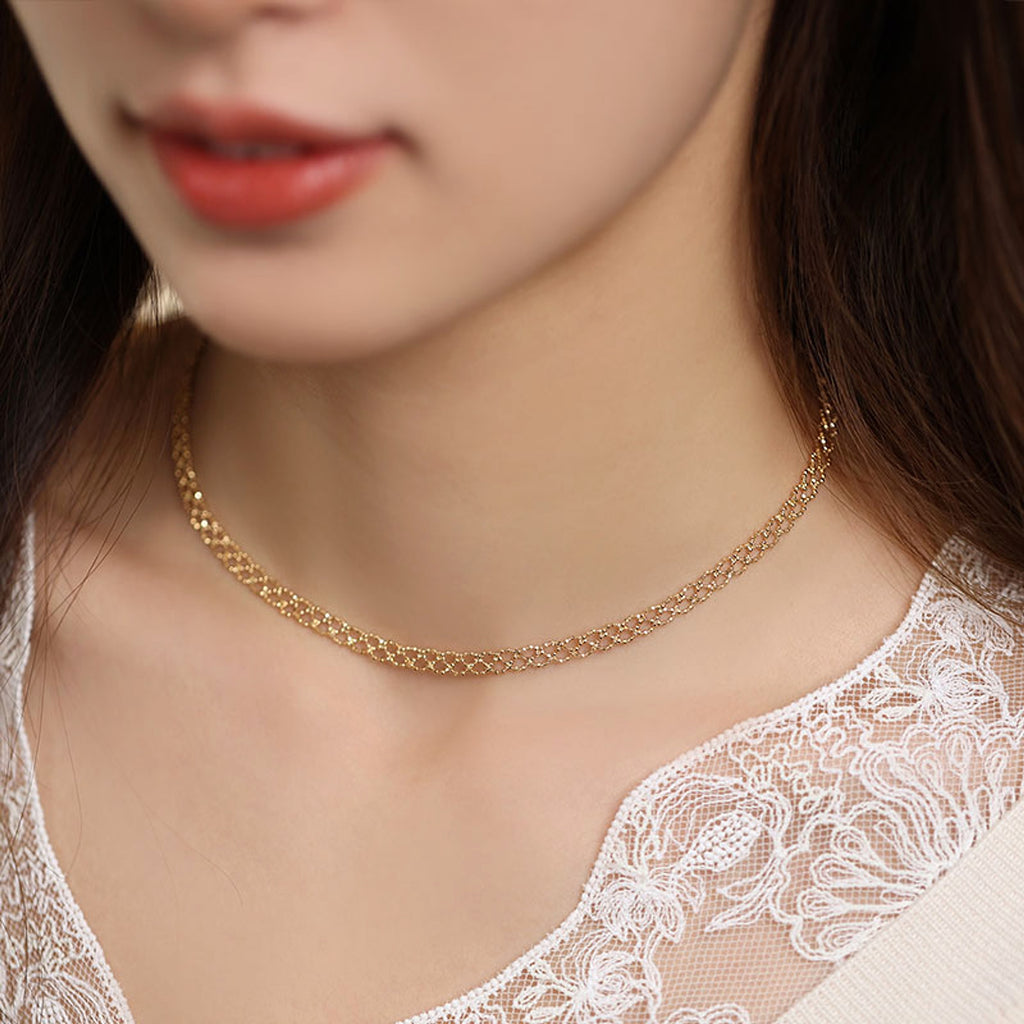 Women's Fashion Simple Lace Braided Chain - enhanced image 1