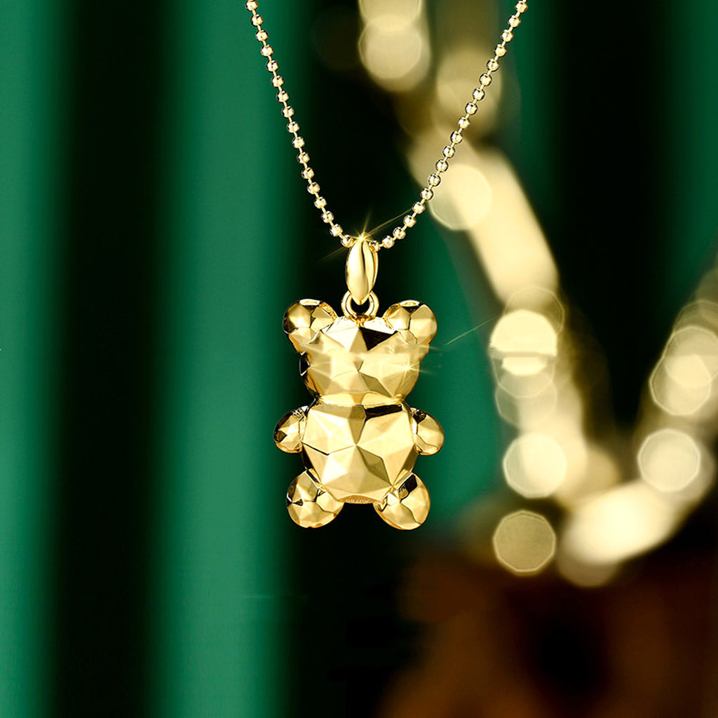 Women's Golden Bear Pendant - enhanced image 1