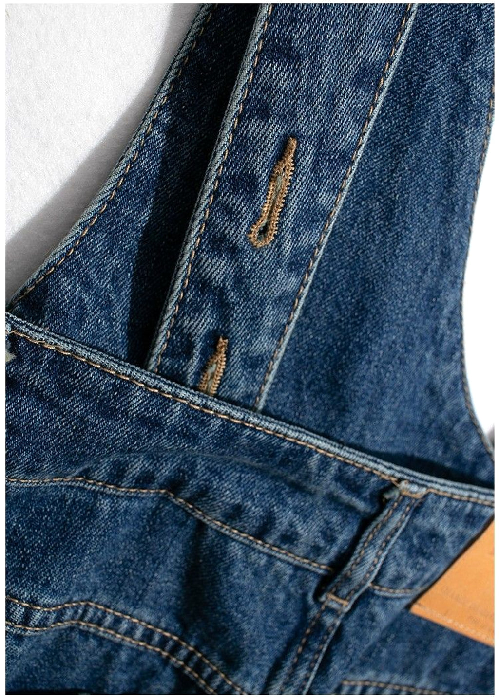DenimCharm™ – Utility Strap Suspender Jeans - enhanced image 1