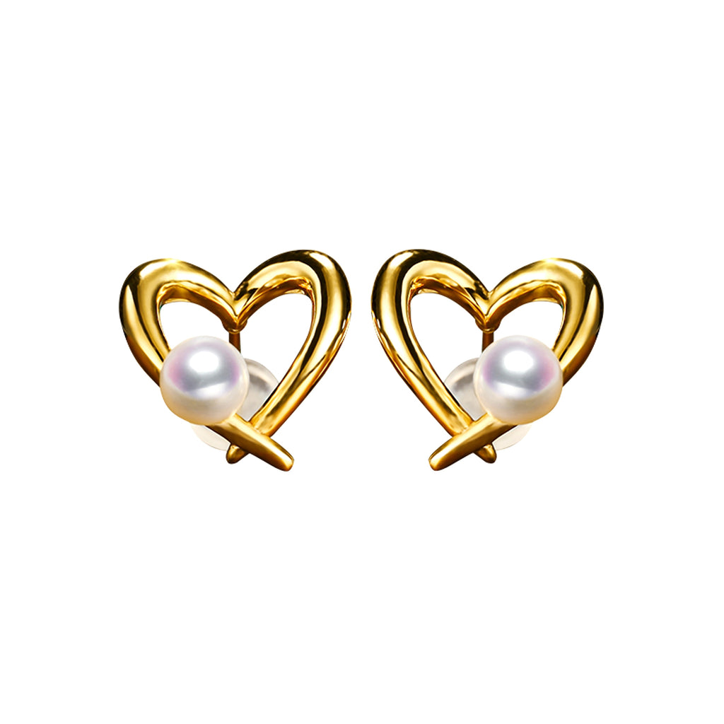Women's Natural Pearl Earrings - enhanced image 1