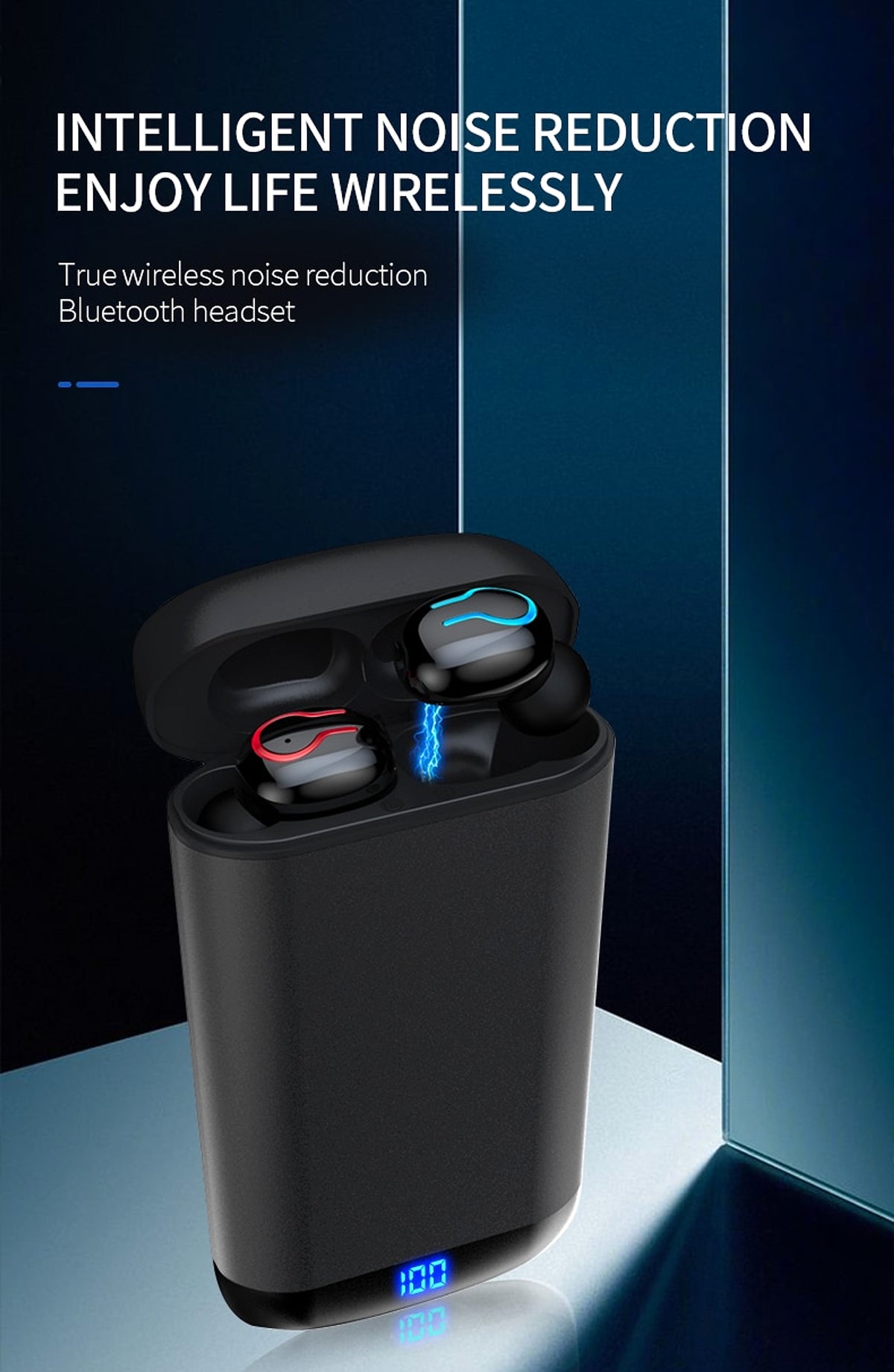 PulseCharge™ TWS Pro – Wireless Headset with Digital Display & Power Bank Case Smart Sound - enhanced image 1