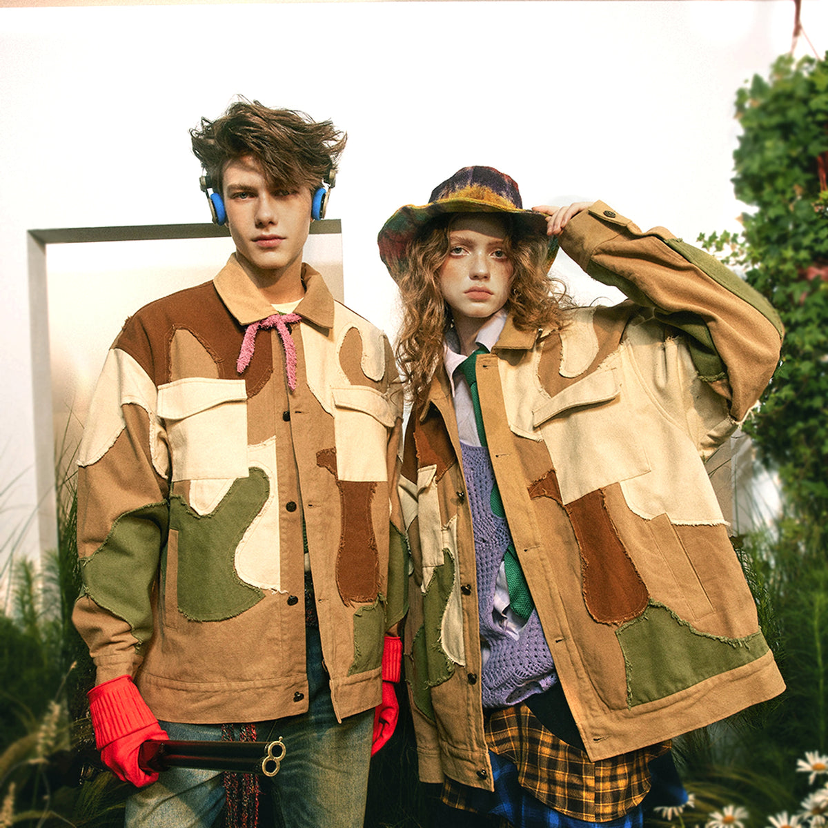 1. Niche Loose Turn-down Collar Coat Tide - enhanced image 2