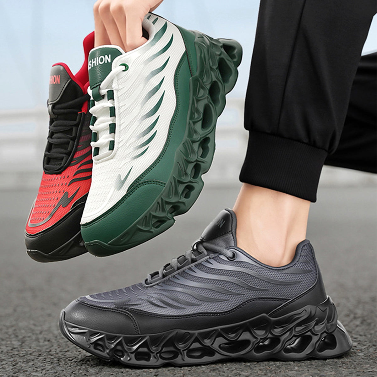 ALLFASHION™ – Vulcanized Daddy Sneakers - enhanced image 2