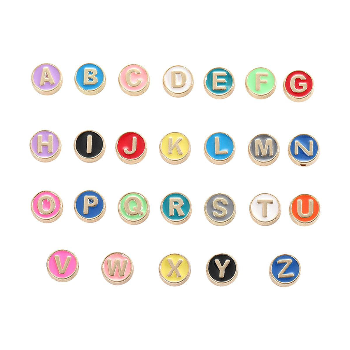 Personalized Alphabet Letter Charms – Perfect for DIY Bracelets & Necklaces - enhanced image 2