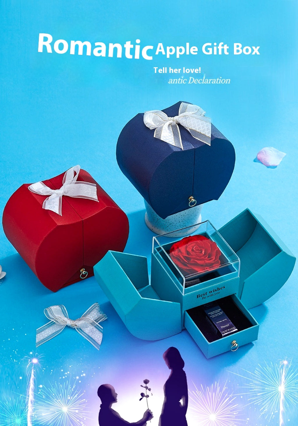 Luxury Rose Jewelry Box – The Perfect Gift Packaging - enhanced image 2