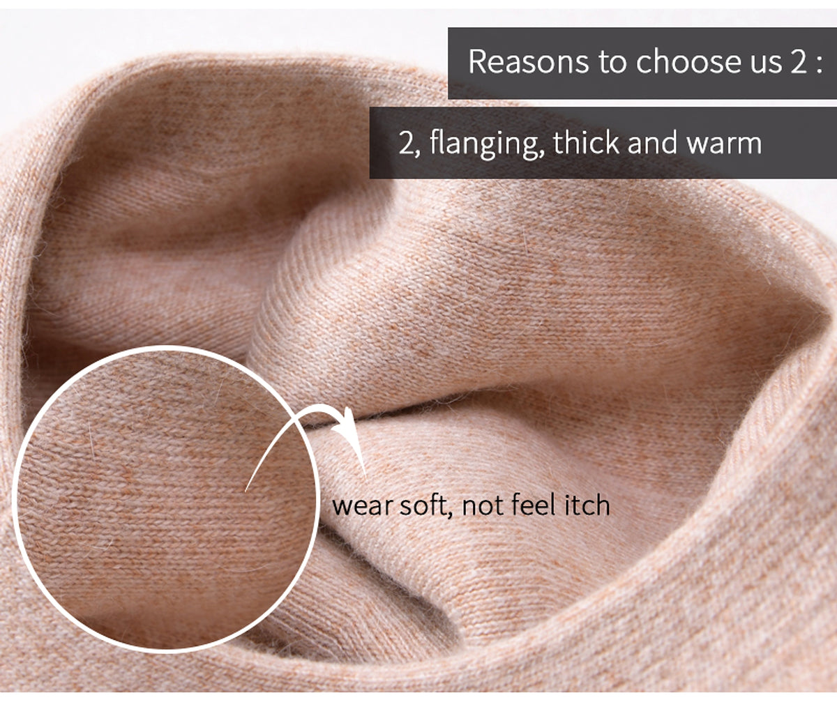 Autumn Winter Berets Hat Women Casual Knitted Wool Beret Wit - enhanced image 2