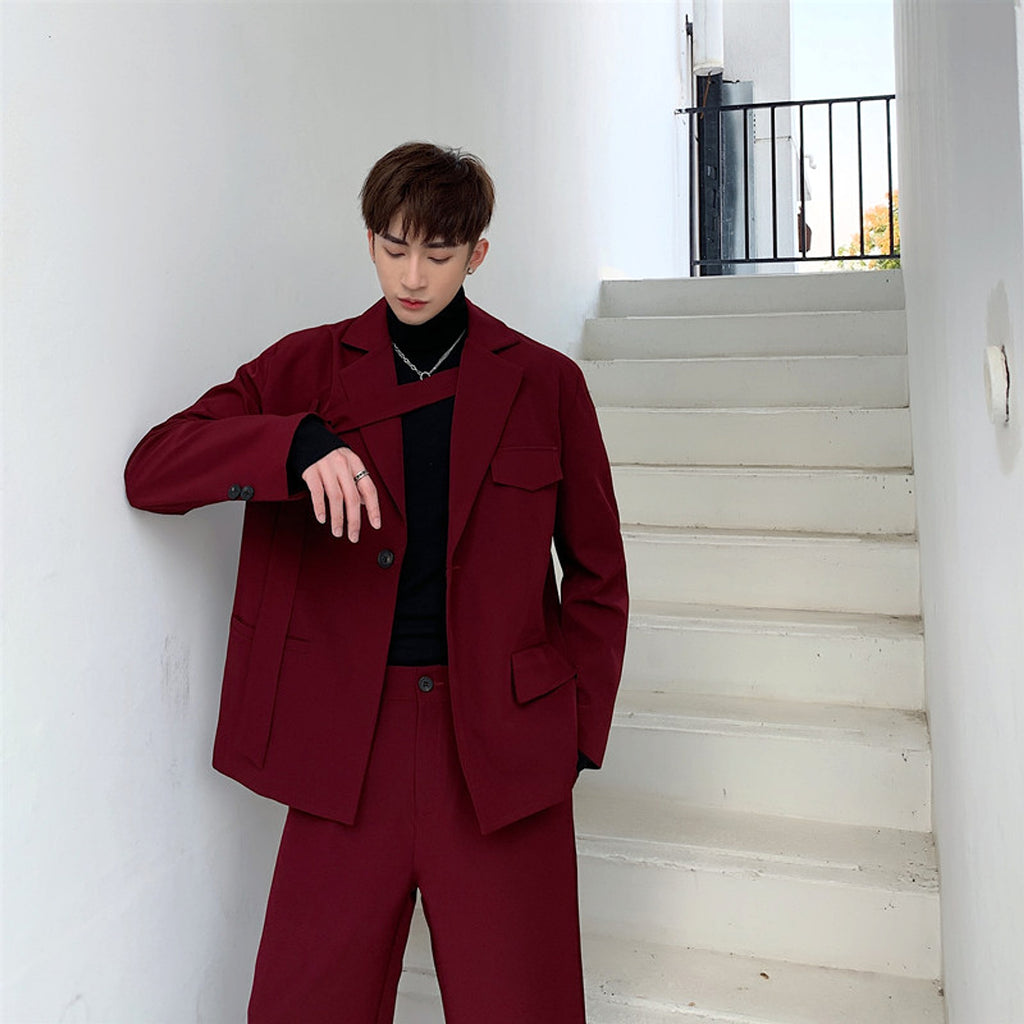 AvantGarde™ Men's Wool Coat – Bold, Innovative & Stylish - enhanced image 2