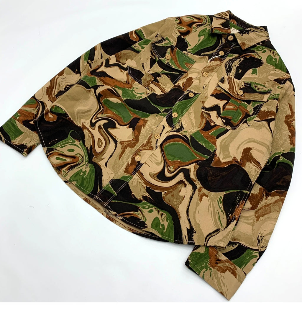 Beautiful Camouflage DressShirt Men's - enhanced image 2