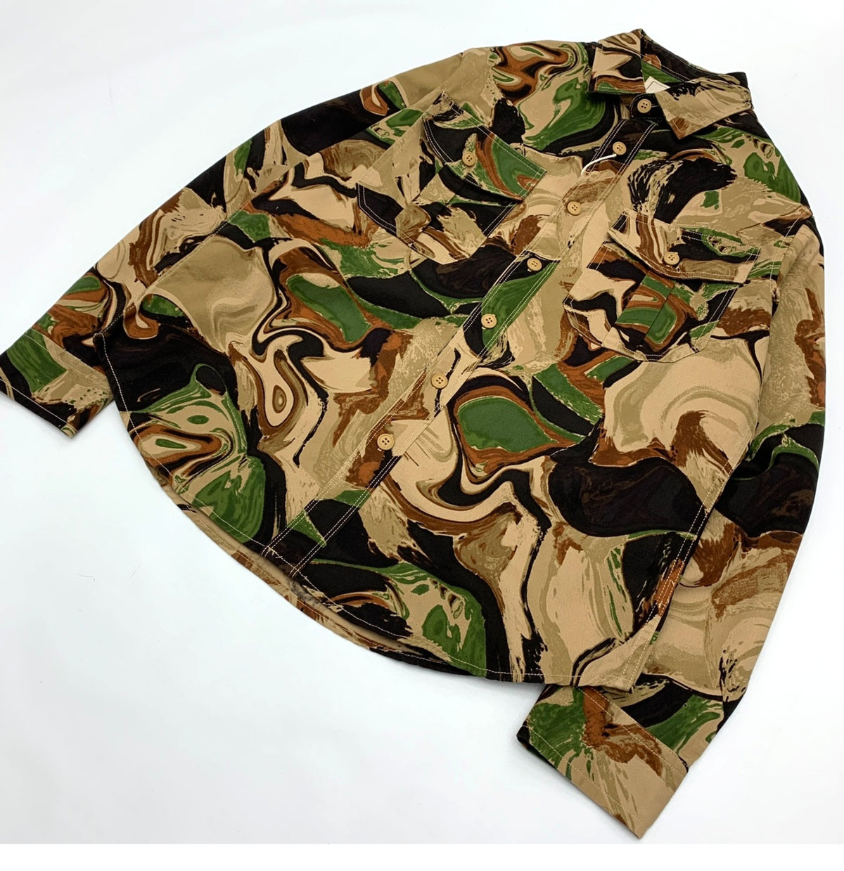 Beautiful Camouflage DressShirt Men's - enhanced image 2