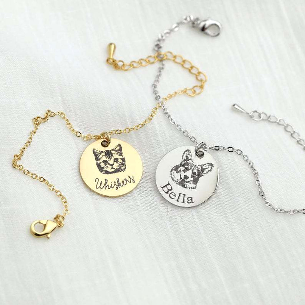 Hand-Painted Pet Bracelet – Custom Cat & Dog Jewelry for Animal Lovers - enhanced image 2