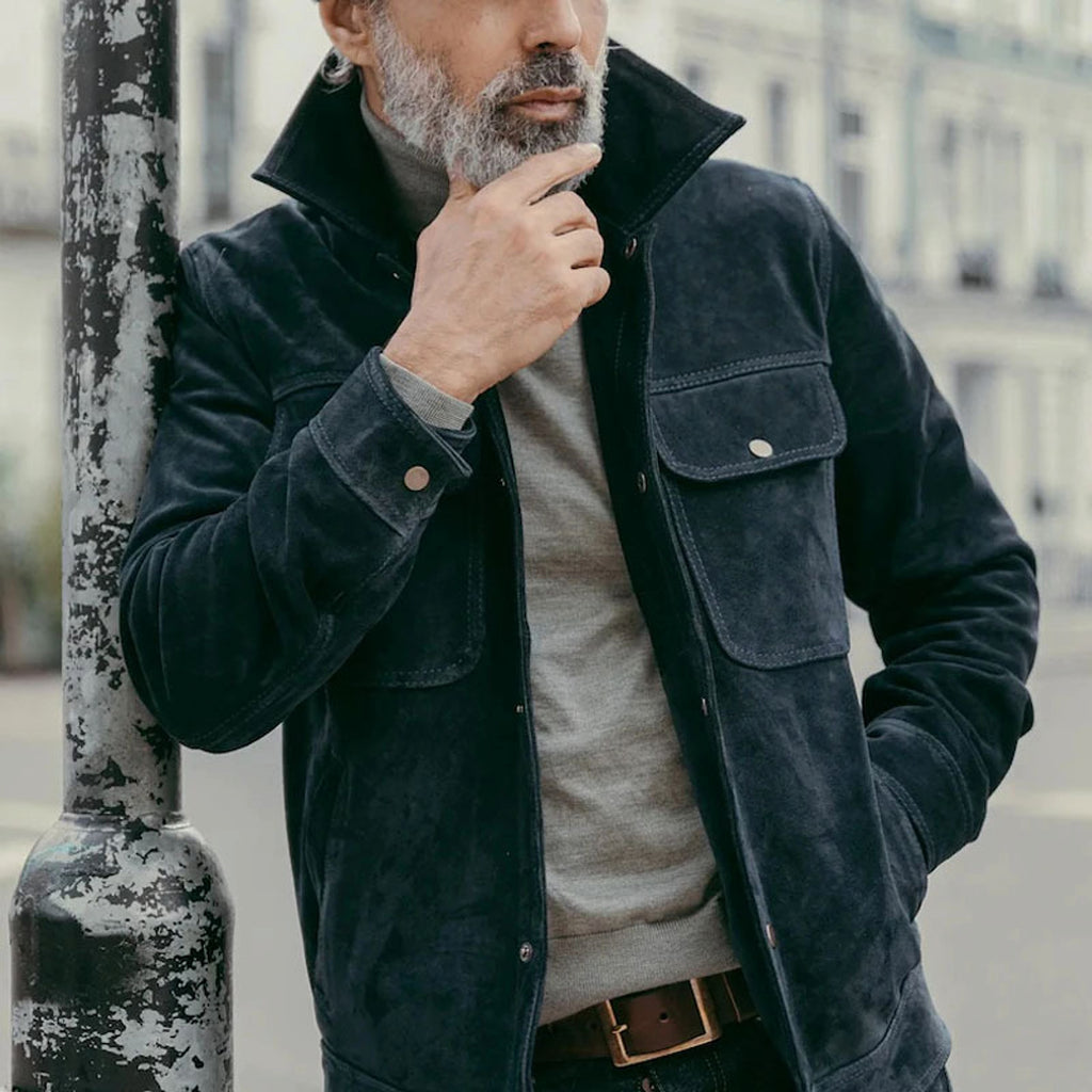 1.A. Casual And Fashionable Solid Color Jacket For Men - enhanced image 2