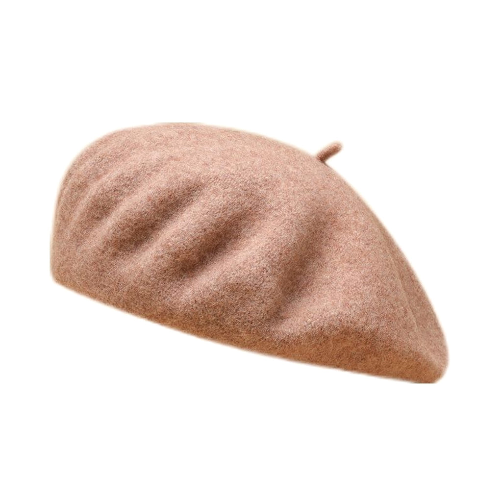 Casual Season Warm Thickened Pure Color All-matching Hat - enhanced image 2