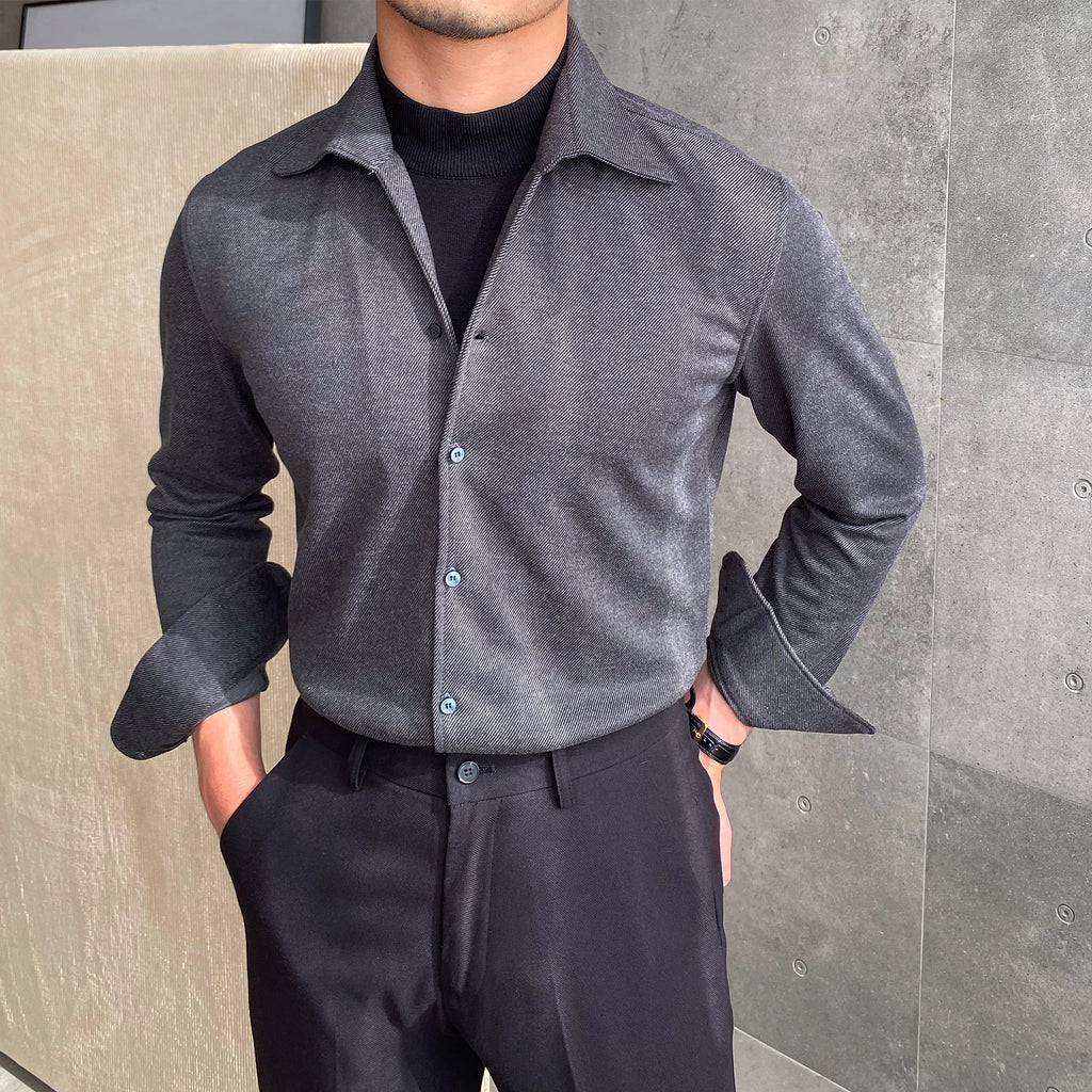 Casual Versatile DressShirt For Trendy Men - enhanced image 2