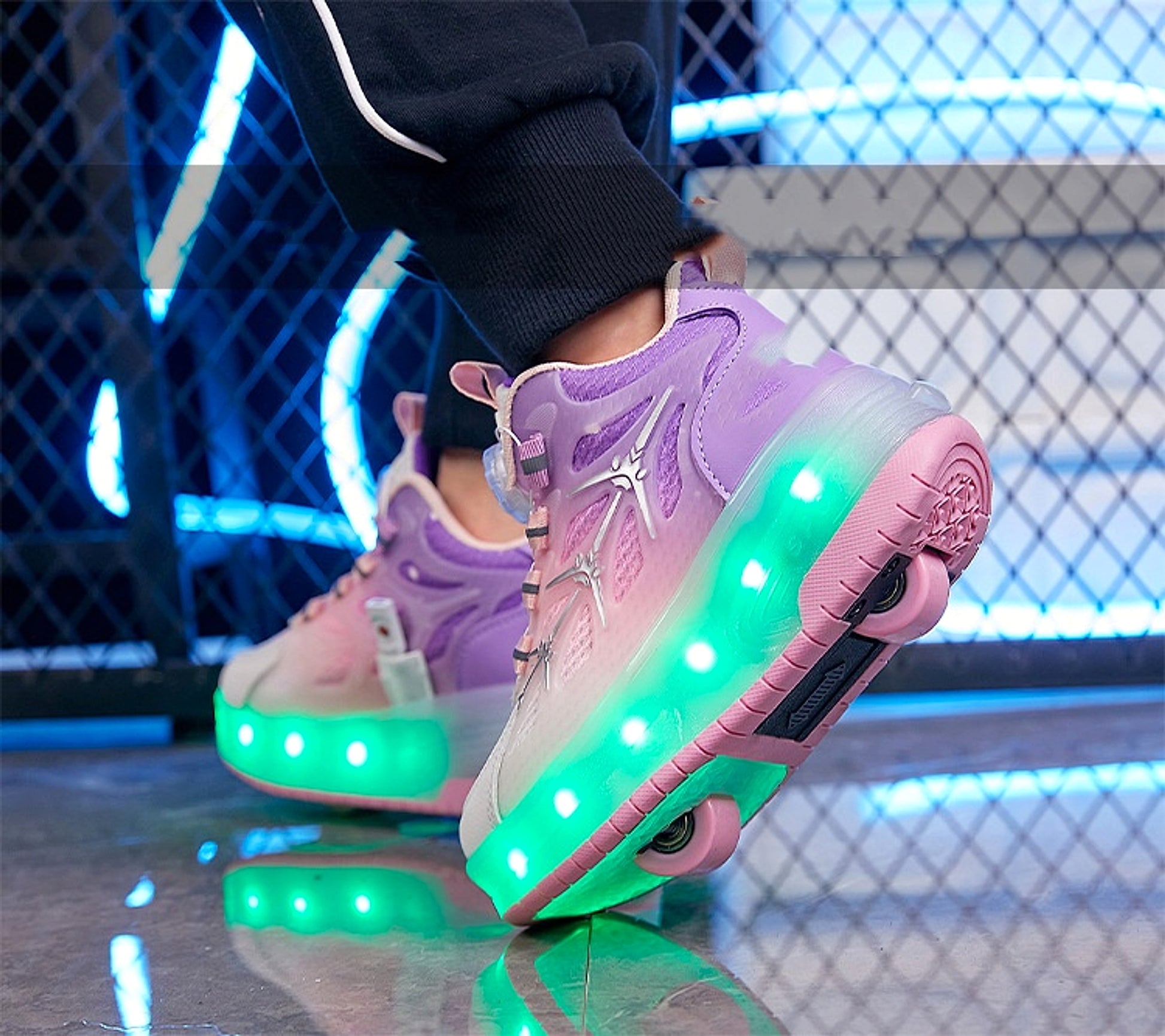 FlashRoll™ – Light-Up Knob Skates for Kids - enhanced image 2