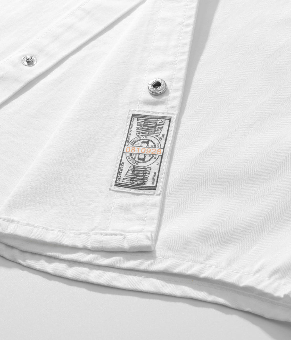 Classic Bag Flower Wash Denim Shirt - enhanced image 2
