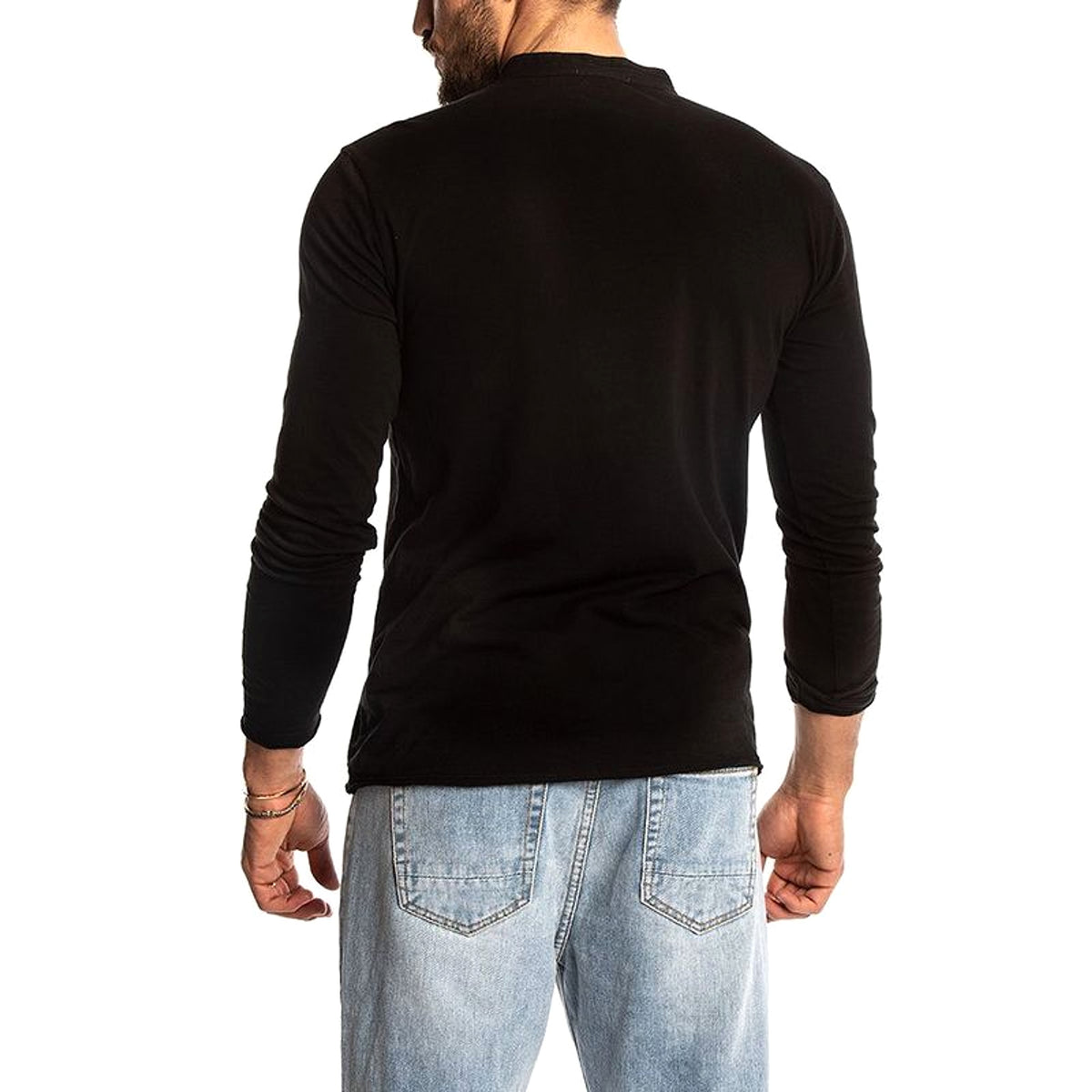 Classic Long Sleeve Linen T-Shirt – Breathable, Lightweight, Everyday Comfort - enhanced image 2