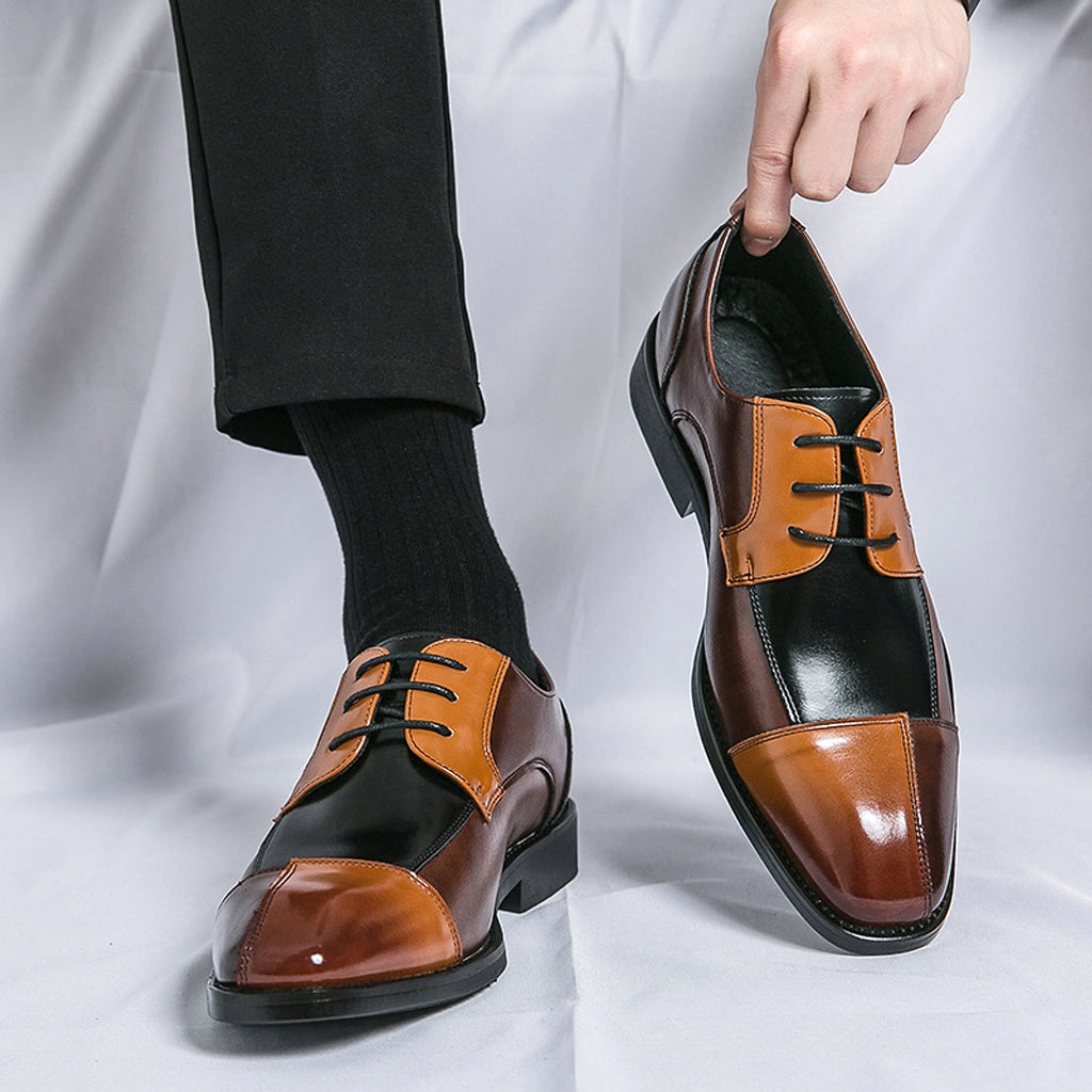 Business Formal Wear Leather Shoes Men - enhanced image 2