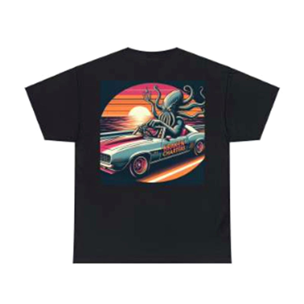 Cotton T-shirt Round Neck Short Sleeve Printing Men - enhanced image 2