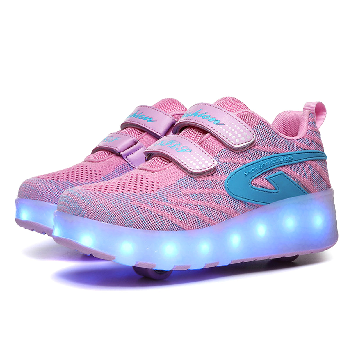 Creative Charging Children's LED Light Roller Skates - enhanced image 2