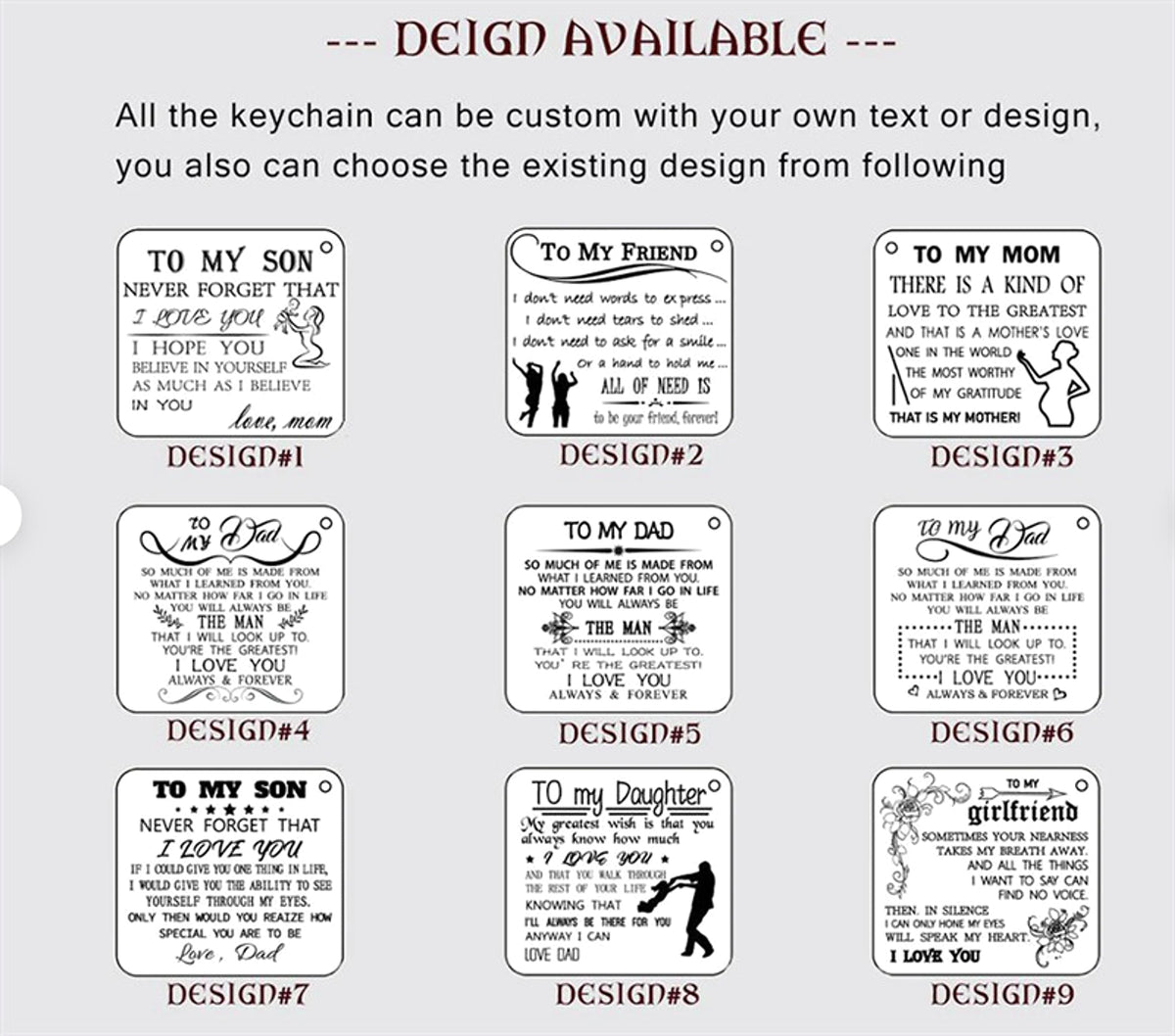 Personalized Calendar Keychain – Engraved Date Keepsake for Special Moments - enhanced image 2