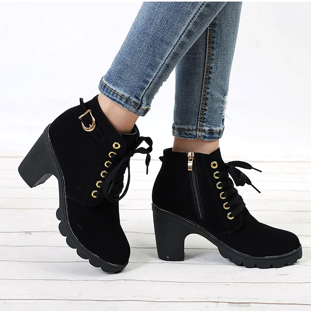 A.1 Cross strappy boots Women - enhanced image 2