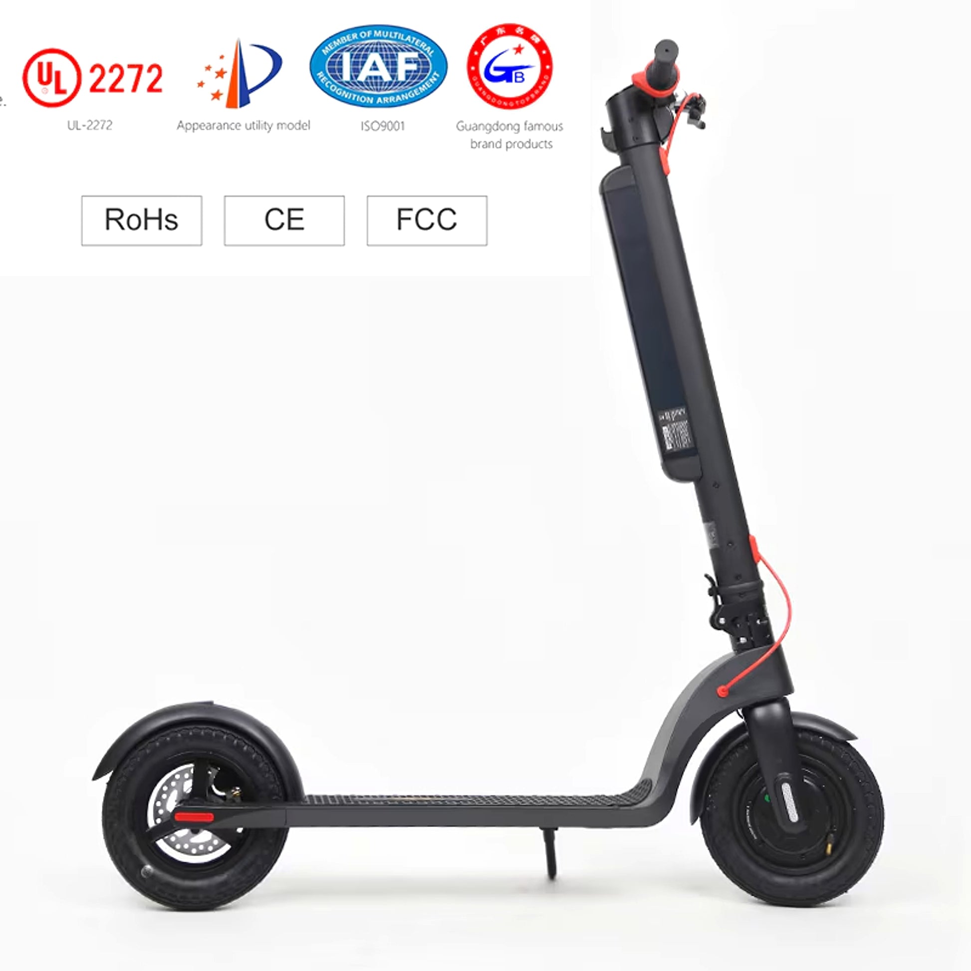 CruzaVolt™ Urban Ruffryde – 350W Electric Folding Scooter - enhanced image 2