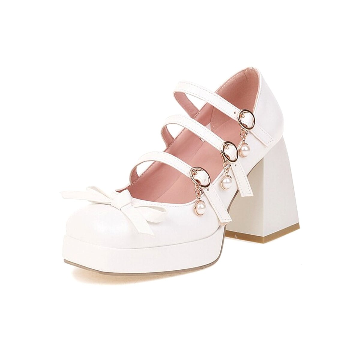Cute Round Toe Single Shoe Bow Student Shoes - enhanced image 2
