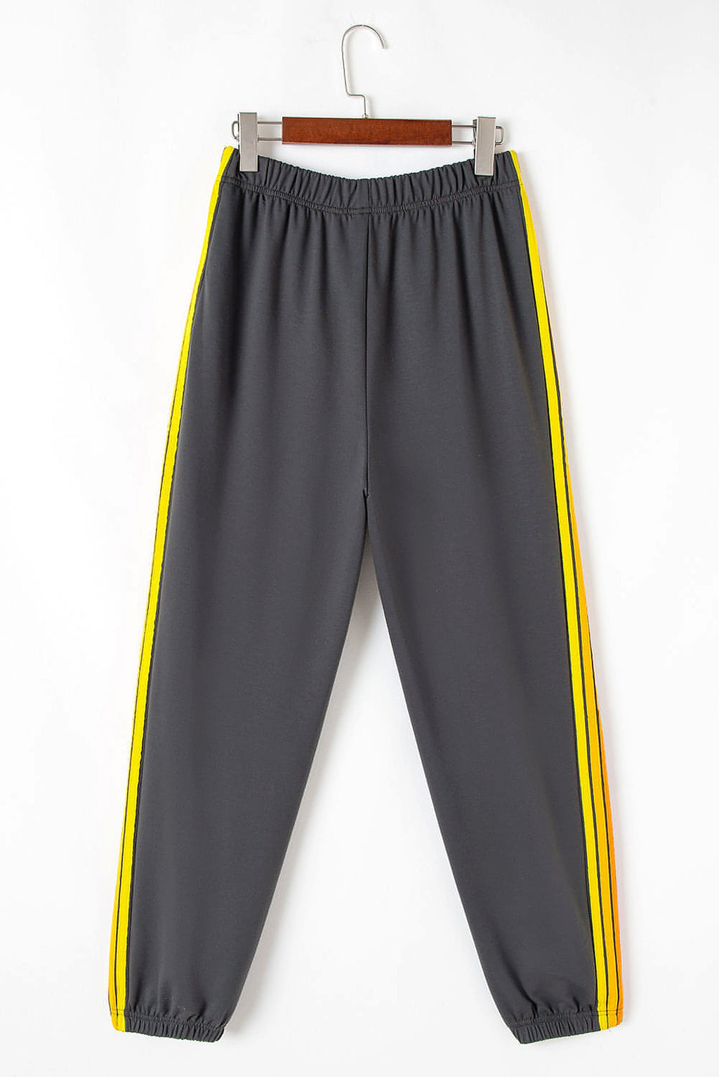 Dark Grey Counting Rainbows High Waist Sweatpants - enhanced image 2
