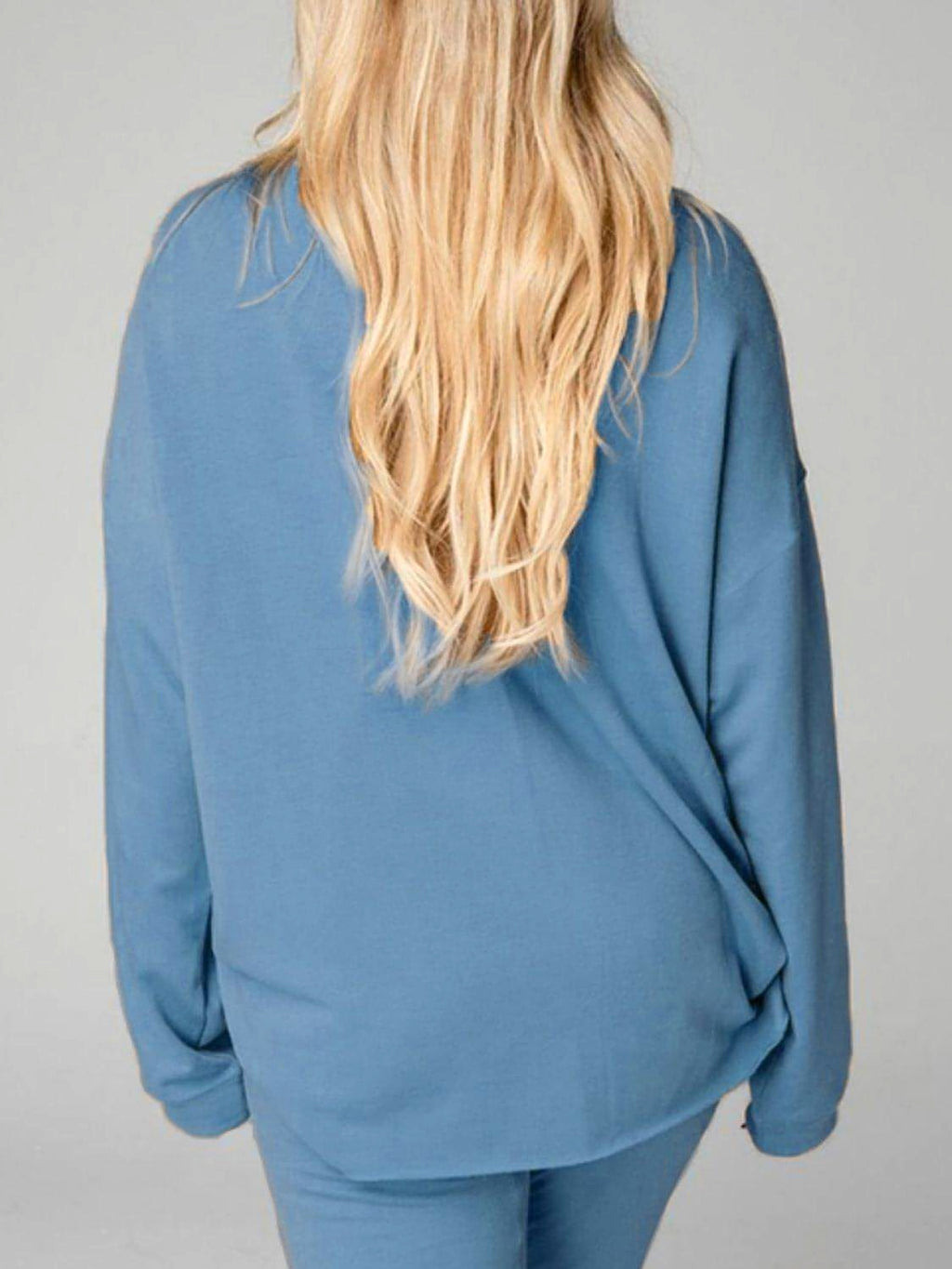 Distressed Sweatshirt and Joggers Set - enhanced image 2